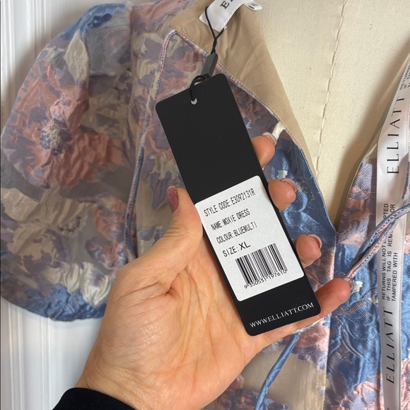 🌸 NWT Eliatt Floral Jacquard Babydoll Dress – XL 🌸 - Picture 12 of 14